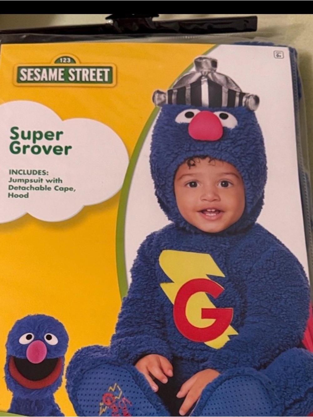 Sesame Street Blue Super Grover